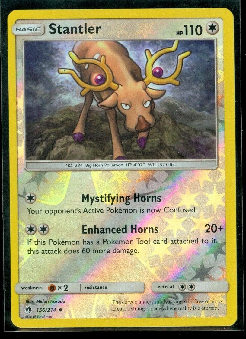Stantler #156 — Trovões Perdidos (Reverse Holo)