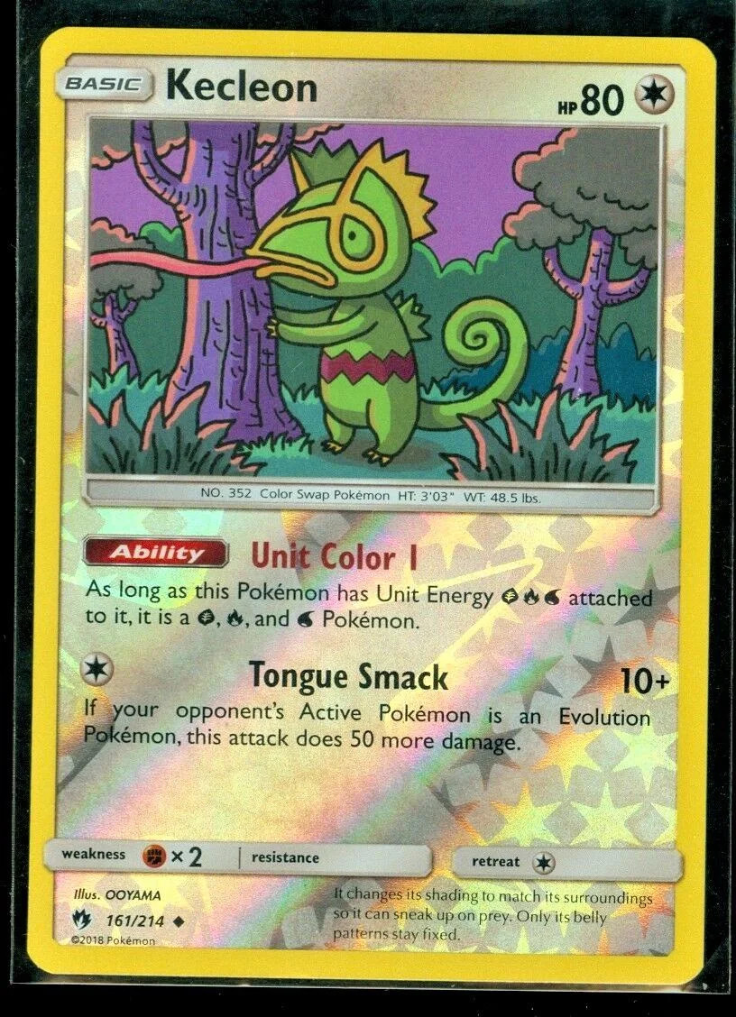 Kecleon #161 — Trovões Perdidos (Reverse Holo)