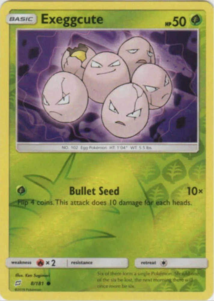 Exeggcute #8 — Gioco di Squadra (Reverse Holo)