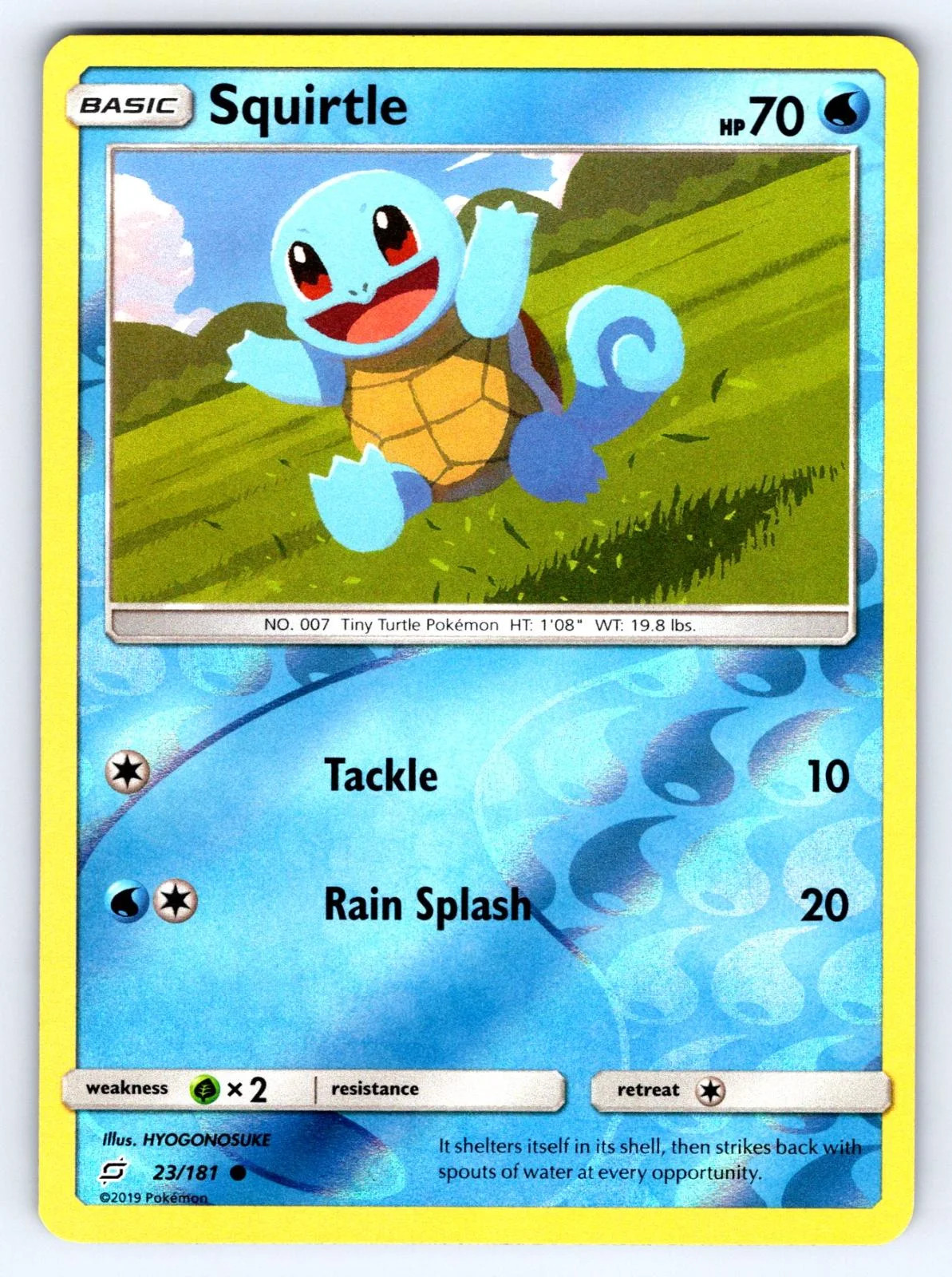 Squirtle #23 — União de Aliados (Reverse Holo)