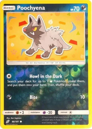 Poochyena #86 — União de Aliados (Reverse Holo)