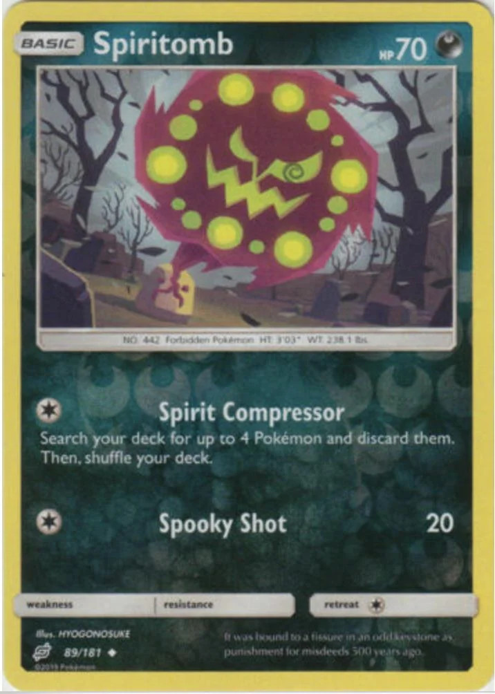 Spiritomb #89 — União de Aliados (Reverse Holo)