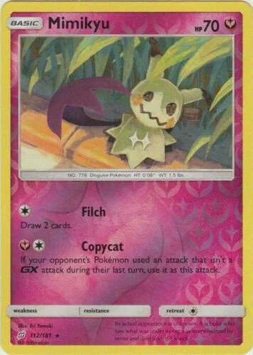 Mimikyu #112 — Gioco di Squadra (Reverse Holo)