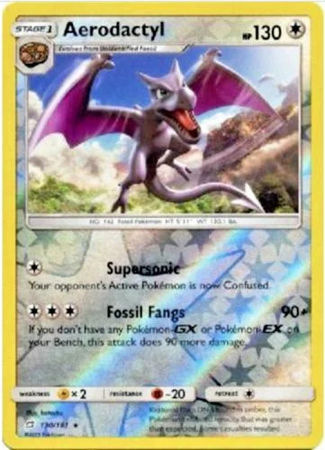 Aerodactyl #130 — União de Aliados (Reverse Holo)
