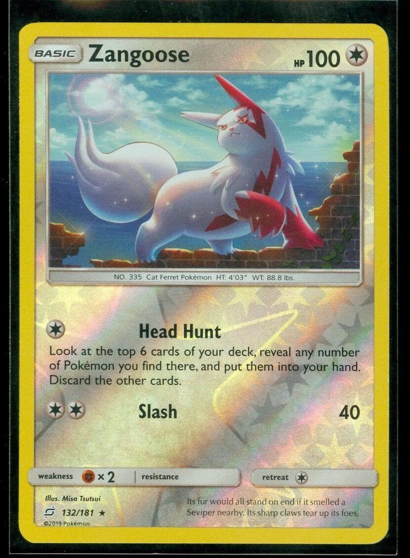 Zangoose #132 — Gioco di Squadra (Reverse Holo)