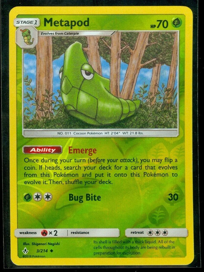 Metapod #3 — Vínculos Indestructibles (Reverse Holo)