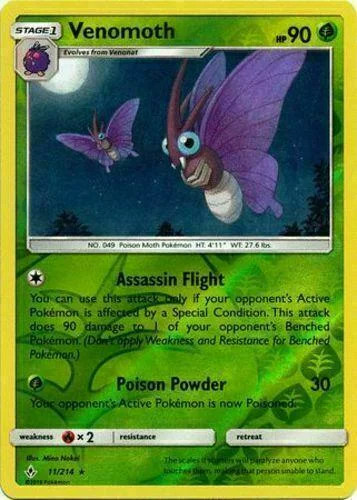 Venomoth #11 — Legami Inossidabili (Reverse Holo)