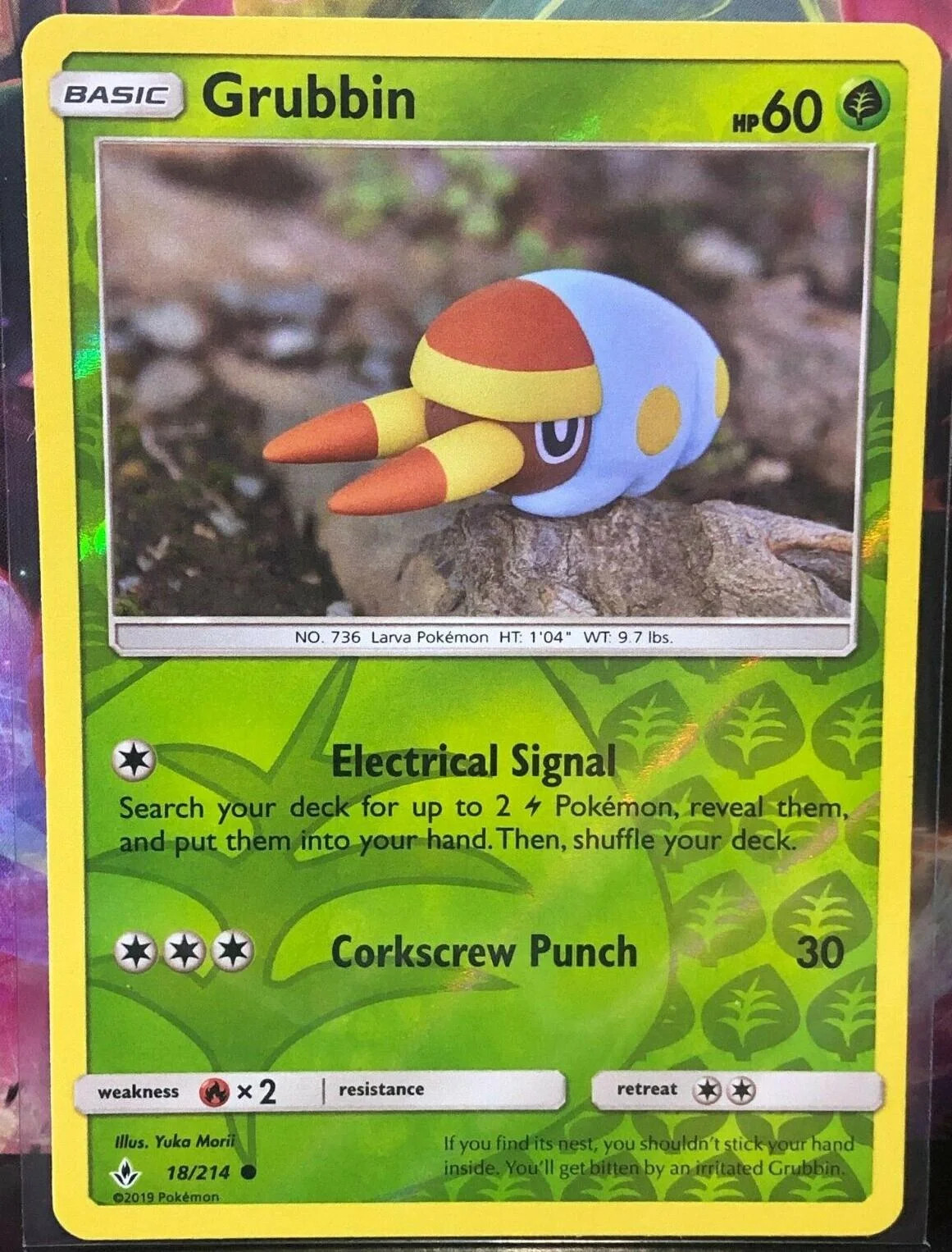 Grubbin #18 — Unbroken Bonds (Reverse Holo)