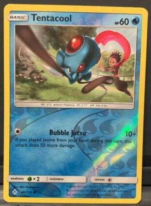 Tentacool #40 — Legami Inossidabili (Reverse Holo)