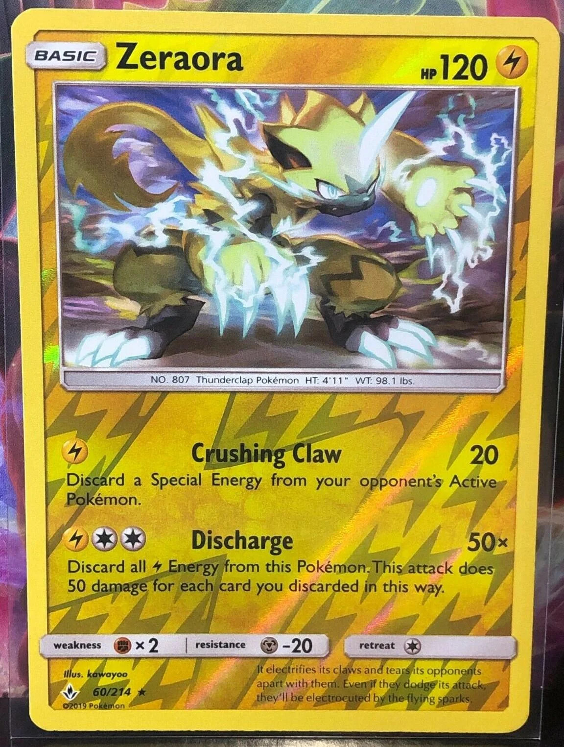 Zeraora #60 — Alliance Infaillible (Reverse Holo)