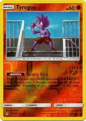 Tyrogue #100 — Legami Inossidabili (Reverse Holo)