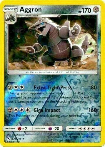 Aggron #125 — Legami Inossidabili (Reverse Holo)