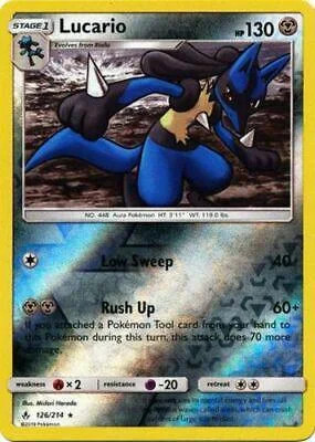 Lucario #126 — Elos Inquebráveis (Reverse Holo)