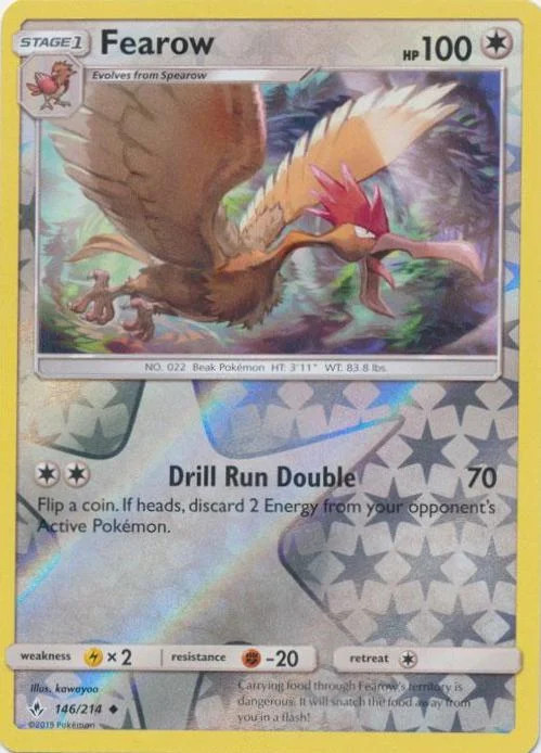 Fearow #146 — Vínculos Indestructibles (Reverse Holo)