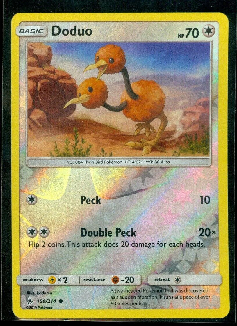 Doduo #150 — Vínculos Indestructibles (Reverse Holo)
