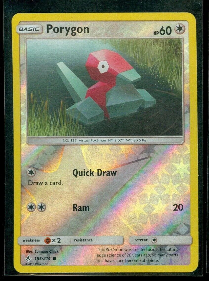 Porygon #155 — Legami Inossidabili (Reverse Holo)