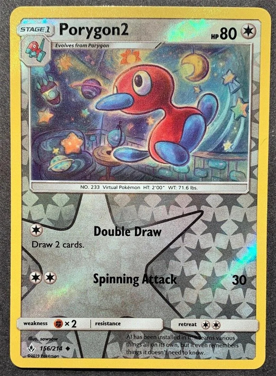 Porygon2 #156 — Legami Inossidabili (Reverse Holo)