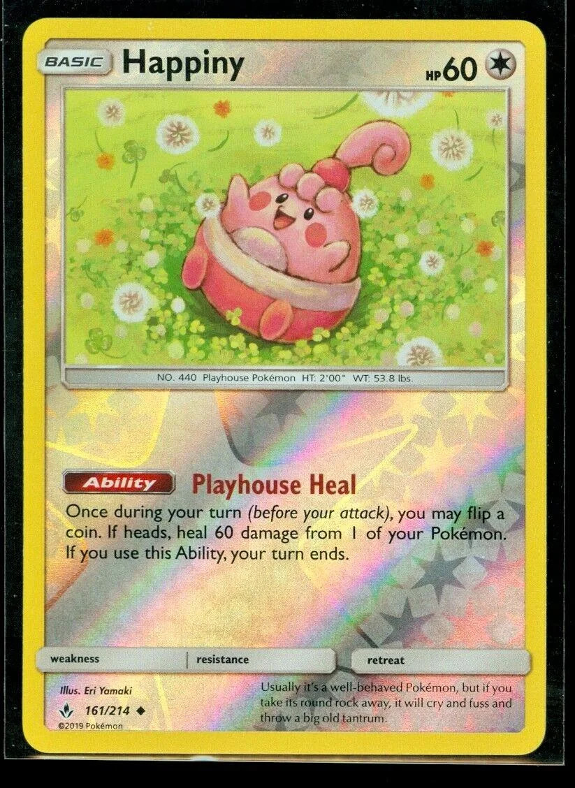 Happiny #161 — Legami Inossidabili (Reverse Holo)