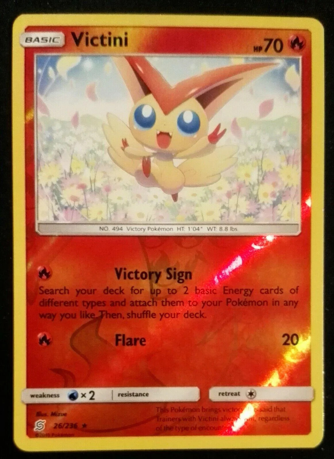 Victini #26 — Sintonia Mentale (Reverse Holo)