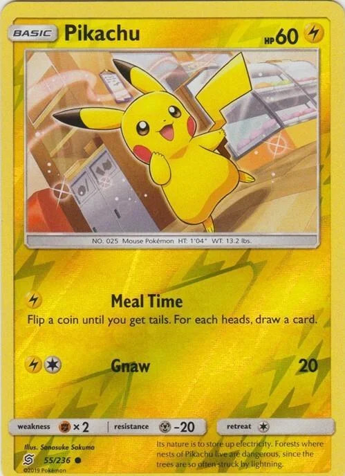 Pikachu #55 — Bund der Gleichgesinnten (Reverse Holo)
