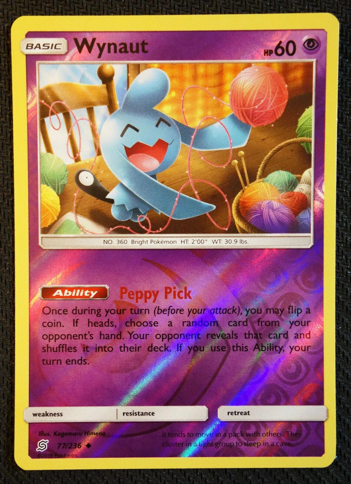 Wynaut #77 — Sintonia Mental (Reverse Holo)