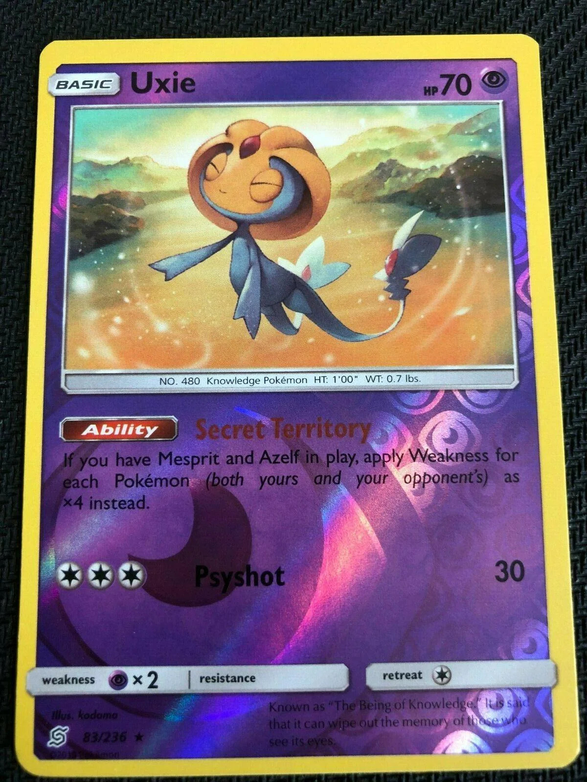 Uxie #83 — Sintonia Mental (Reverse Holo)