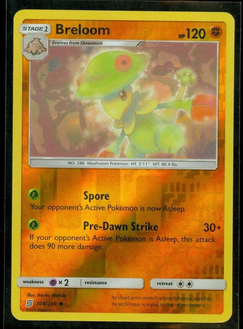 Breloom #108 — Sintonia Mental (Reverse Holo)