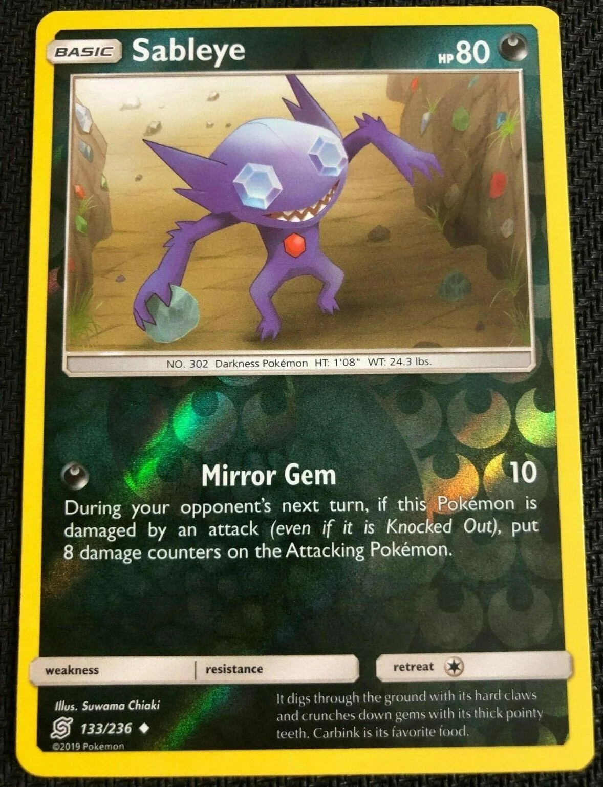 Sableye #133 — Sintonia Mentale (Reverse Holo)