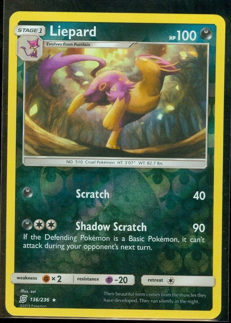 Liepard #136 — Sintonia Mental (Reverse Holo)