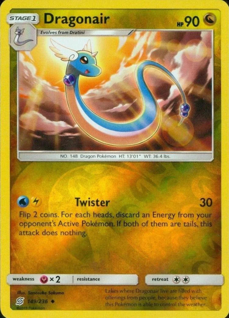 Dragonair #149 — Mentes Unidas (Reverse Holo)
