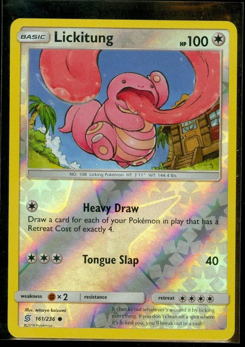 Lickitung #161 — Sintonia Mentale (Reverse Holo)
