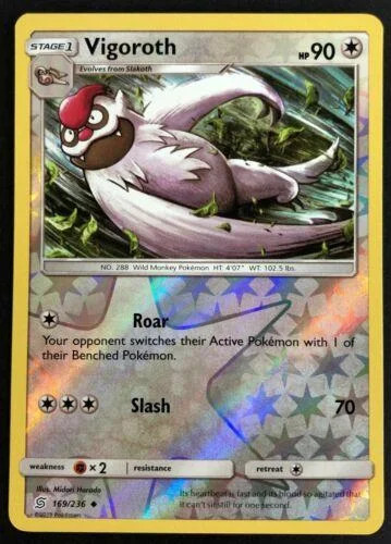 Vigoroth #169 — Sintonia Mental (Reverse Holo)