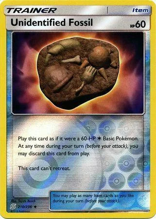 Fóssil Não Identificado #210 — Sintonia Mental (Reverse Holo)