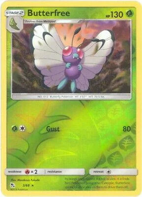 Butterfree #3 — Destinos Ocultos (Reverse Holo)