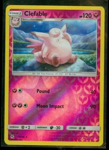 Clefable #40 — Destinos Ocultos (Reverse Holo)