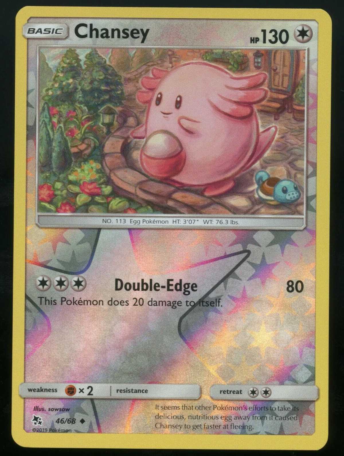 Chansey #46 — Destinos Ocultos (Reverse Holo)