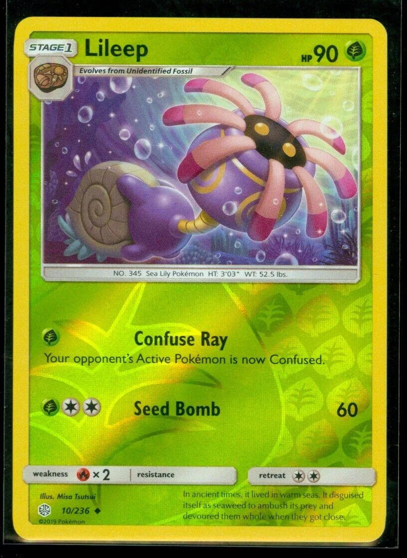 Lileep #10 — Eclipse Cósmico (Reverse Holo)