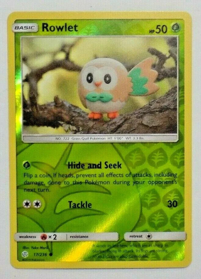 Rowlet #17 — Eclipse Cósmico (Reverse Holo)