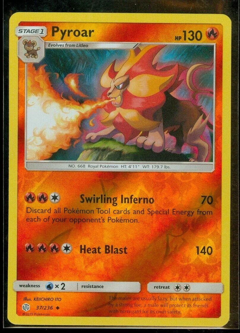 Pyroar #37 — Eclissi Cosmica (Reverse Holo)