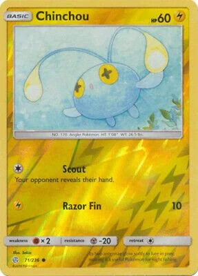 Chinchou #71 — Eclipse Cósmico (Reverse Holo)