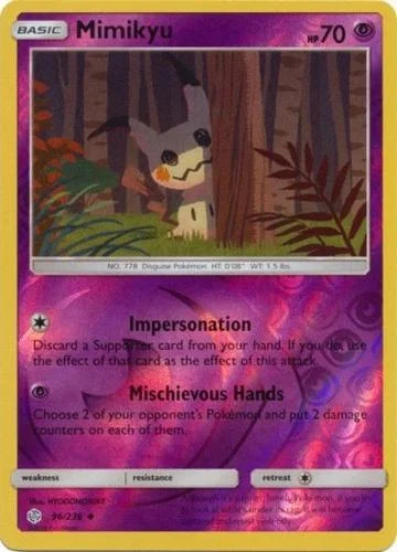 Mimikyu #96 — Eclissi Cosmica (Reverse Holo)