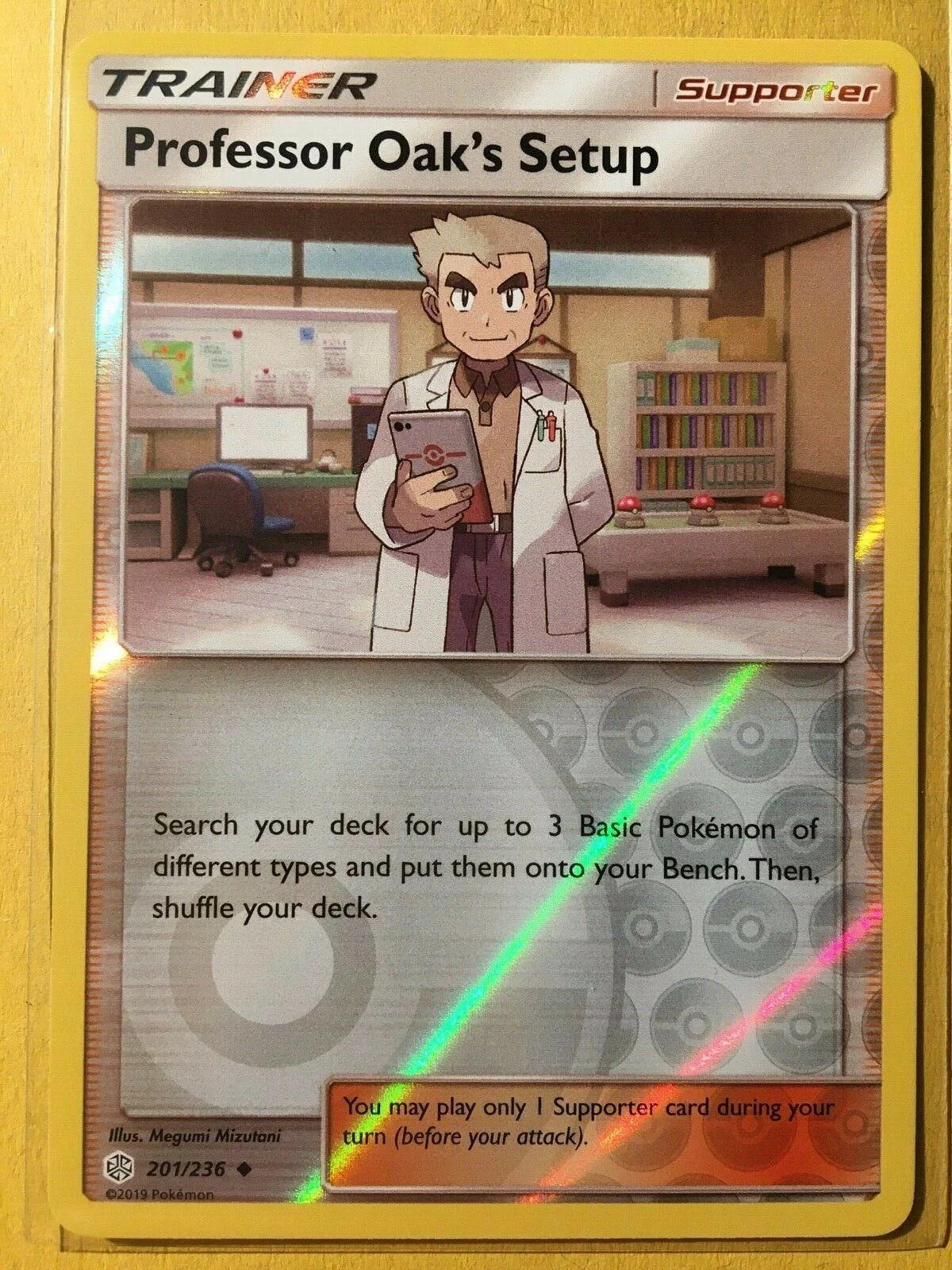 Disposición del Profesor Oak #201 — Eclipse Cósmico (Reverse Holo)