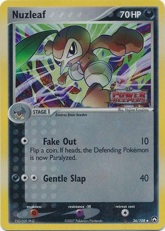 Nuzleaf #36 — EX Power Keepers (Reverse Holo)