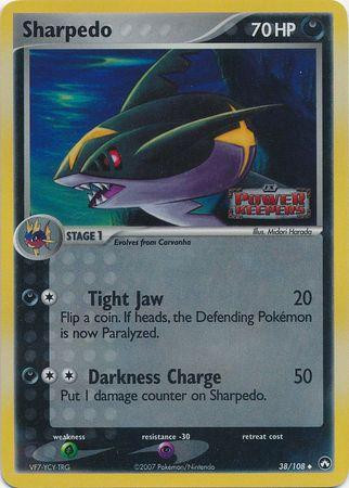 Sharpedo #38 — EX Power Keepers (Reverse Holo)