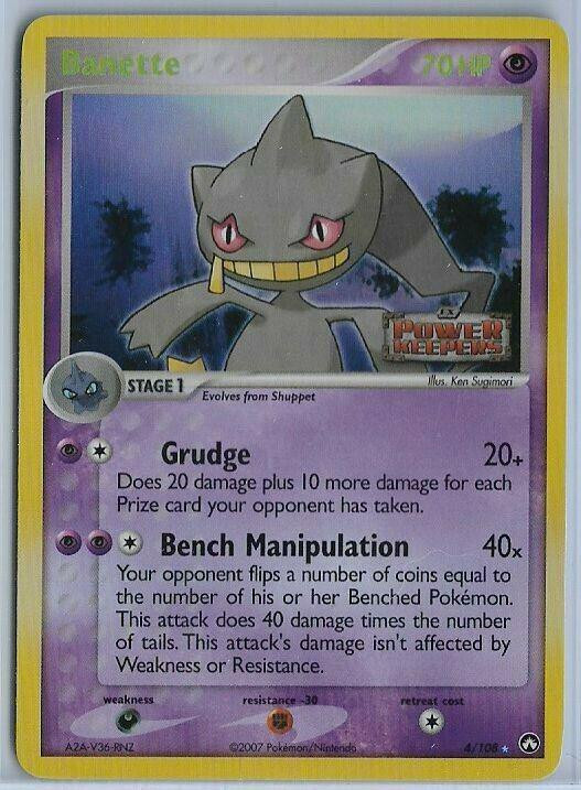 Banette #4 — EX Power Keepers (Reverse Holo)