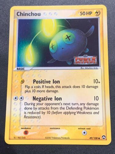 Chinchou #49 — EX Power Keepers (Reverse Holo)