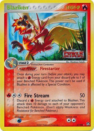 Blaziken #5 — EX Power Keepers (Reverse Holo)