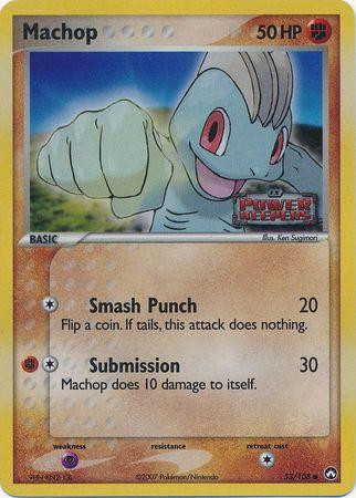 Machop #53 — EX Power Keepers (Reverse Holo)