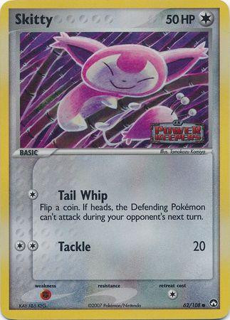 Skitty #62 — EX Power Keepers (Reverse Holo)