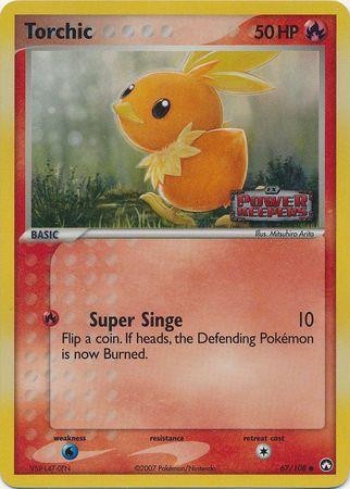 Torchic #67 — EX Power Keepers (Reverse Holo)